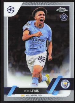 Rico Lewis, Kartička, Topps Chrome UEFA Club Competitions 2022-2023, BASE