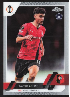 Matthis Abline, Kartička, Topps Chrome UEFA Club Competitions 2022-2023, BASE