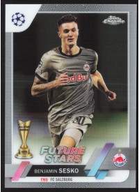 Benjamin Sesko, Kartička, Topps Chrome UEFA Club Competitions 2022-2023, BASE