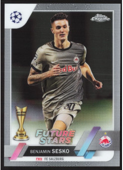 Benjamin Sesko, Kartička, Topps Chrome UEFA Club Competitions 2022-2023, BASE