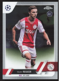 Youri Regeer, Kartička, Topps Chrome UEFA Club Competitions 2022-2023, BASE