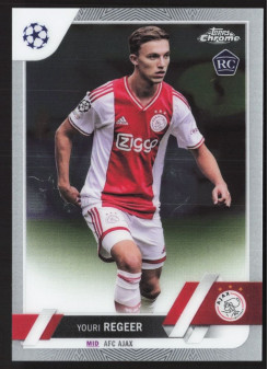 Youri Regeer, Kartička, Topps Chrome UEFA Club Competitions 2022-2023, BASE