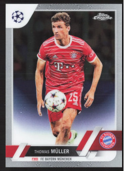 Thomas Muller, Kartička, Topps Chrome UEFA Club Competitions 2022-2023, BASE