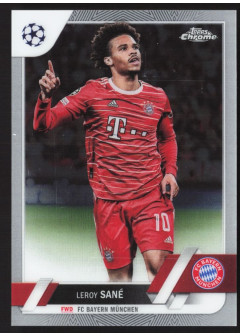 Leroy Sane, Kartička, Topps Chrome UEFA Club Competitions 2022-2023, BASE