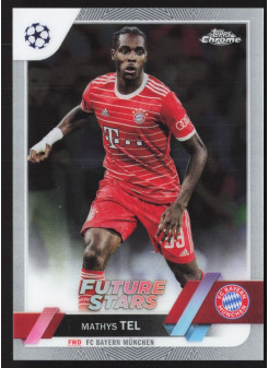 Mathys Tel, Kartička, Topps Chrome UEFA Club Competitions 2022-2023, BASE