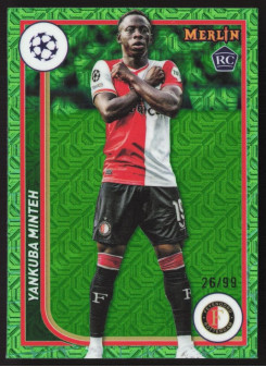 Yankuba Minteh, Kartička, Topps Merlin Chrome UEFA Club Competitions 2023-24, LIMIT