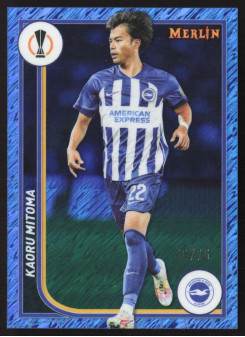Kaoru Mitoma, Card, Topps Merlin Chrome UEFA Club Competitions 2023-24, LIMIT