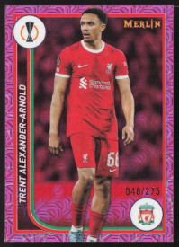 Trent Alexander-Arnold, Kartička, Topps Merlin Chrome UEFA Club Competitions 2023-24, LIMIT