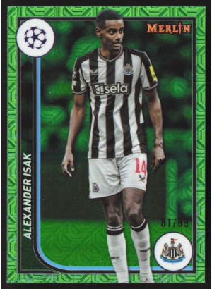 Alexander Isak, Card, Topps Merlin Chrome UEFA Club Competitions 2023-24, LIMIT