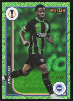 Ansu Fati, Kartička, Topps Merlin Chrome UEFA Club Competitions 2023-24, LIMIT