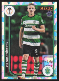 Viktor Gyokeres, Kartička, Topps Merlin Chrome UEFA Club Competitions 2023-24, LIMIT