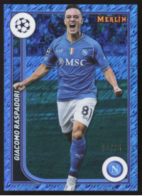 Giacomo Raspadori, Kartička, Topps Merlin Chrome UEFA Club Competitions 2023-24, LIMIT