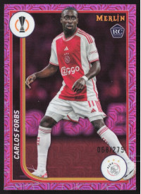 Carlos Forbs, Kartička, Topps Merlin Chrome UEFA Club Competitions 2023-24, LIMIT
