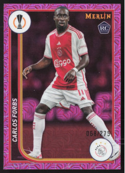 Carlos Forbs, Card, Topps Merlin Chrome UEFA Club Competitions 2023-24, LIMIT