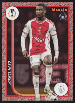 Jorrel Hato, Card, Topps Merlin Chrome UEFA Club Competitions 2023-24, LIMIT