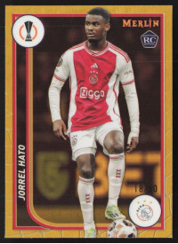 Jorrel Hato, Kartička, Topps Merlin Chrome UEFA Club Competitions 2023-24, LIMIT