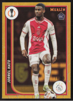 Jorrel Hato, Card, Topps Merlin Chrome UEFA Club Competitions 2023-24, LIMIT