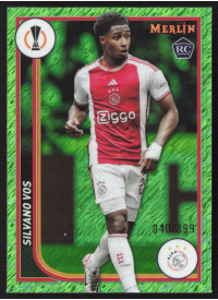 Silvano Vos, Kartička, Topps Merlin Chrome UEFA Club Competitions 2023-24, LIMIT