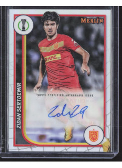 Zidan Sertdemir, Card, Topps Merlin Chrome UEFA Club Competitions 2023-24, AUTOGRAPH