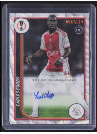 Carlos Forbs, Kartička, Topps Merlin Chrome UEFA Club Competitions 2023-24, AUTOGRAPH