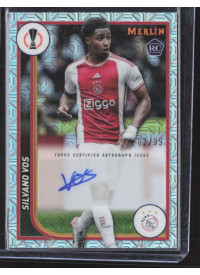 Silvano Vos, Kartička, Topps Merlin Chrome UEFA Club Competitions 2023-24, AUTOGRAPH
