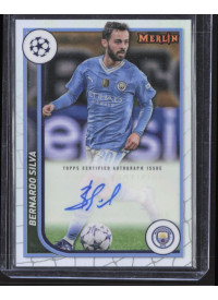 Bernardo Silva, Kartička, Topps Merlin Chrome UEFA Club Competitions 2023-24, AUTOGRAPH