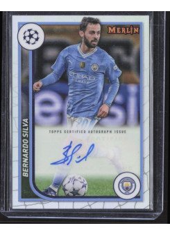 Bernardo Silva, Card, Topps Merlin Chrome UEFA Club Competitions 2023-24, AUTOGRAPH
