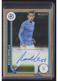 Nicolo Rovella, Kartička, Topps Merlin Chrome UEFA Club Competitions 2023-24, AUTOGRAPH