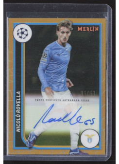 Nicolo Rovella, Card, Topps Merlin Chrome UEFA Club Competitions 2023-24, AUTOGRAPH