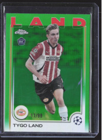 Tygo Land, Kartička, Topps Chrome UEFA Club Competitions 2024-2025, LIMIT