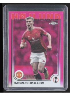 Rasmus Højlund, Kartička, Topps Chrome UEFA Club Competitions 2024-2025, LIMIT
