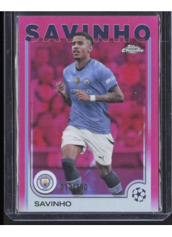 Savinho, Kartička, Topps Chrome UEFA Club Competitions 2024-2025, LIMIT