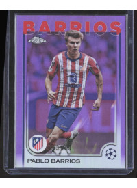 Pablo Barrios, Kartička, Topps Chrome UEFA Club Competitions 2024-2025, LIMIT