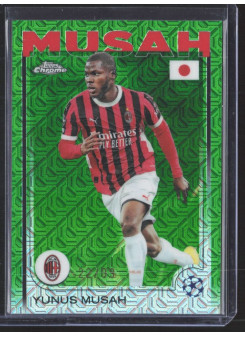 Yunus Musah, Kartička, Topps Chrome UEFA Club Competitions 2024-2025, BASE