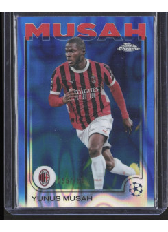 Yunus Musah, Kartička, Topps Chrome UEFA Club Competitions 2024-2025, BASE