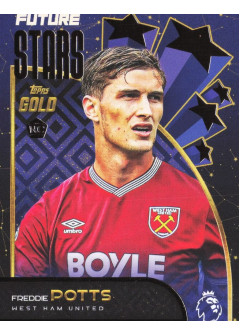 Freddie Potts, Kartička, 2025-26 Topps Gold Premier League, BASE