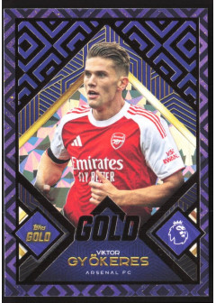 Viktor Gyökeres, Kartička, 2025-26 Topps Gold Premier League, BASE