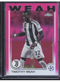 Timothy Weah, Kartička, Topps Chrome UEFA Club Competitions 2024-2025, LIMIT