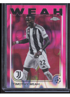 Timothy Weah, Kartička, Topps Chrome UEFA Club Competitions 2024-2025, LIMIT