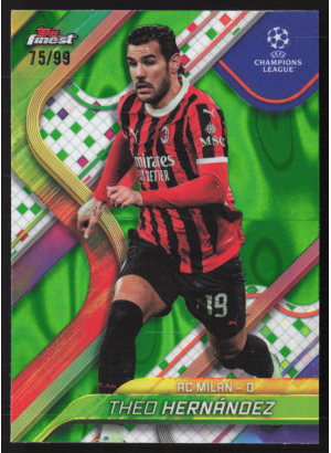 Theo Hernández, Card, Topps Finest UEFA Club Competitions 2024-2025, LIMIT