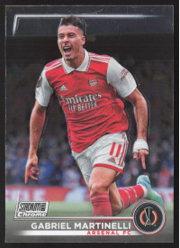 Gabriel Martinelli, Kartička, 2022-23 Topps Stadium Club Chrome UEFA Club Competitions, BASE