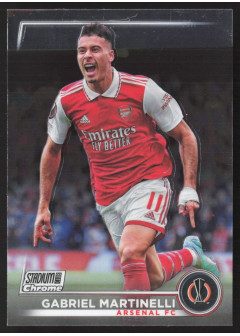 Gabriel Martinelli, Kartička, 2022-23 Topps Stadium Club Chrome UEFA Club Competitions, BASE