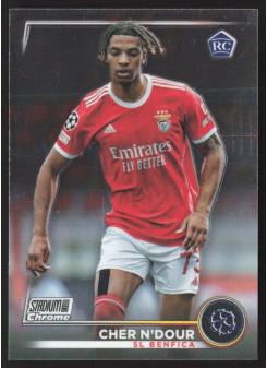 Cher N'dour, Kartička, 2022-23 Topps Stadium Club Chrome UEFA Club Competitions, BASE