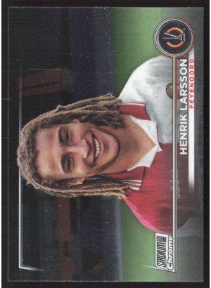 Henrik Larsson, Card, 2022-23 Topps Stadium Club Chrome UEFA Club Competitions, BASE