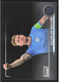 Kevin De Bruyne, Kartička, 2022-23 Topps Stadium Club Chrome UEFA Club Competitions, BASE