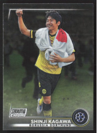 Shinji Kagawa, Kartička, 2022-23 Topps Stadium Club Chrome UEFA Club Competitions, BASE
