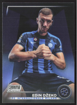 Edin Džeko, Kartička, 2022-23 Topps Stadium Club Chrome UEFA Club Competitions, BASE