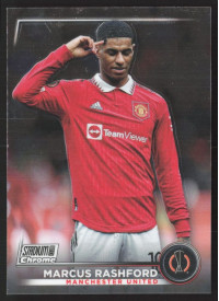 Marcus Rashford, Kartička, 2022-23 Topps Stadium Club Chrome UEFA Club Competitions, BASE