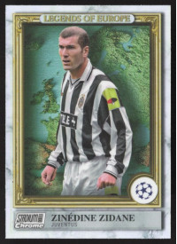 Zinedine Zidane, Kartička, 2022-23 Topps Stadium Club Chrome UEFA Club Competitions, INSERT