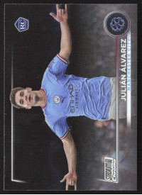 Julián Álvarez, Kartička, 2022-23 Topps Stadium Club Chrome UEFA Club Competitions, BASE